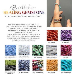 Healing Gemstone Ring Pack Wholesale - Nina Wynn
