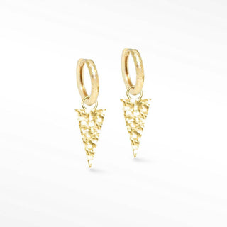 Forged Dagger 18K Yellow Gold Convertible Earrings - Nina Wynn