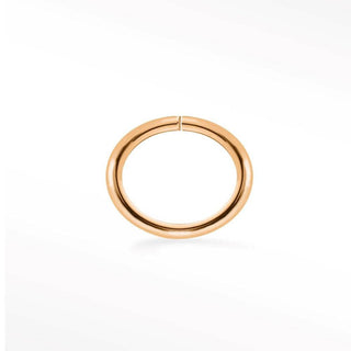 Oval Jump Ring Open 10k Rose Gold 22g (0.64mm) for Permanent Jewelry - Nina Wynn