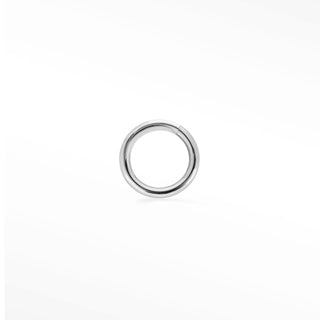 Round Jump Ring Open 14k White Gold 22g (0.64mm) for Permanent Jewelry - Nina Wynn
