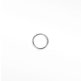 Round Jump Ring Open 14k White Gold 24g (0.5mm) for Permanent Jewelry - Nina Wynn