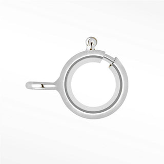 Sterling Silver Open Ring 5.5mm Spring Ring Clasp - Nina Wynn