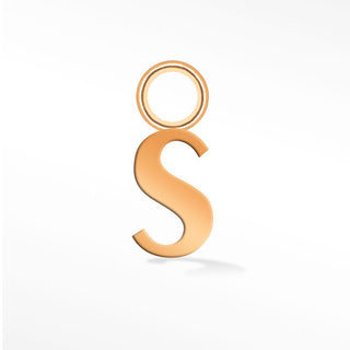 Initial 5mm 14K Rose Gold Charms for Permanent Jewelry - Nina Wynn
